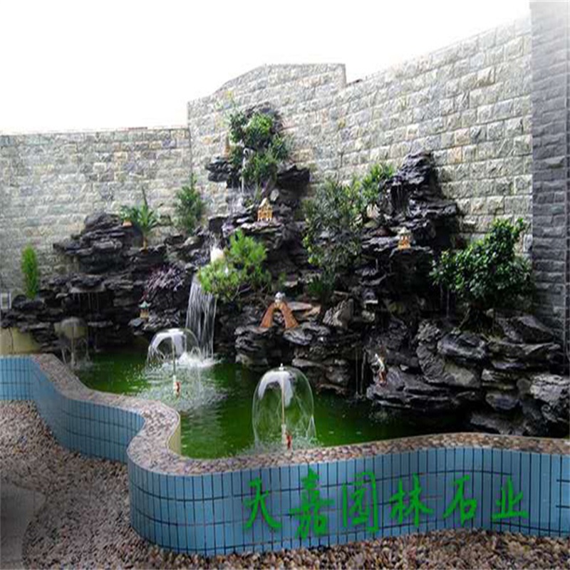 陆河小庭院水景设计
